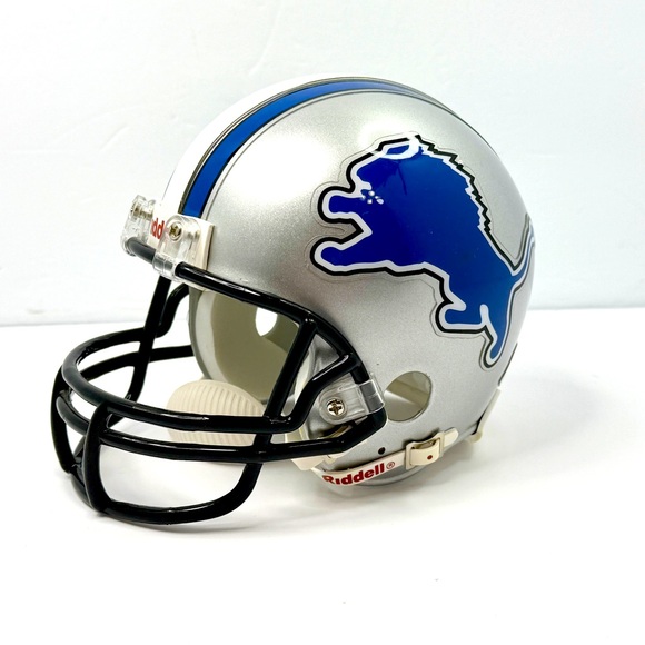 Detroit Lions Mini Helmet Riddell NFL Authentic VSR4 Non-Speed Throwback - Picture 1 of 12